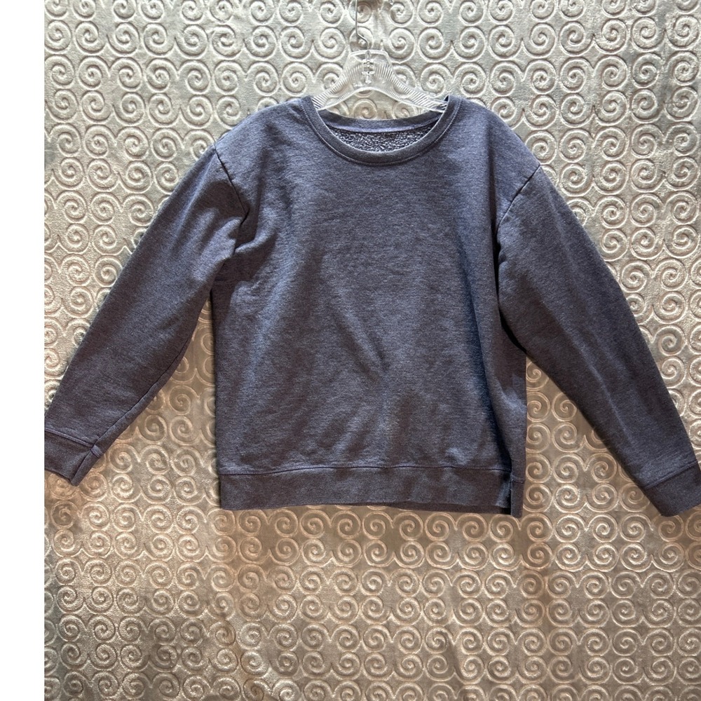 Hanes Women's Blue Long Sleeve Crewneck‎ Sweatshirt Size L G
